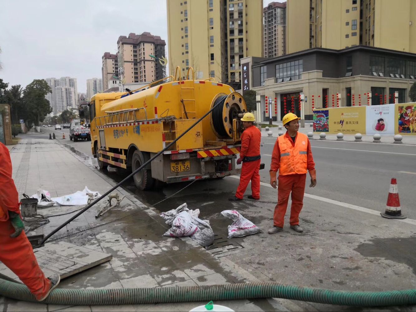 友好排污管道清淤-管道清洗